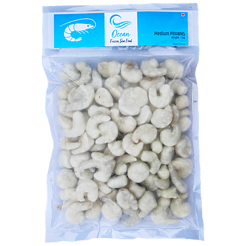 Ocean Medium Prawns - Peeled & Cleaned, 1 Kg  