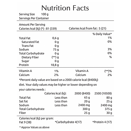 Ocean Basa Fish Fillet, 1 Kg  