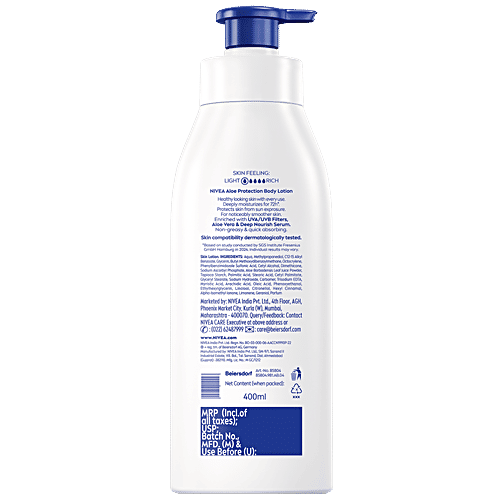 Nivea Aloe Protection Body Lotion, 400 ml  