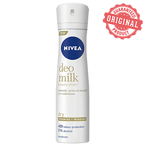 Nivea Deo Milk Elixir Women Deodorant - Dry Skin, 150 ml  