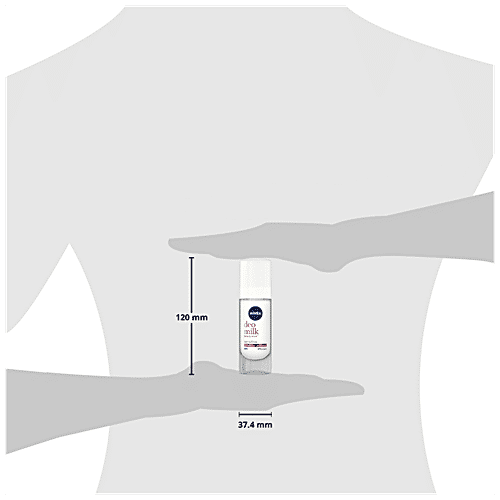 Nivea Deo Milk Elixir Women Deodorant Roll On - Sensitive Skin, 40 ml 48h Odour Protection, 0% Alcohol
