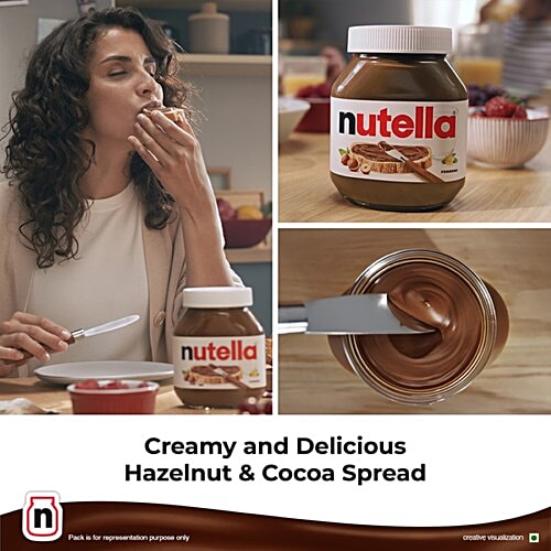 Nutella Hazelnut Spread With Cocoa, 350 g Glass Jar