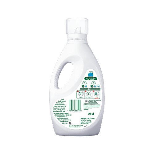 Ariel Liquid Detergent Front Load - Stain Removal In Washing Machine, 950 ml  Removes Tough Stains in 1 Wash