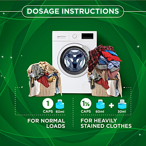 Ariel Liquid Detergent Front Load - Stain Removal In Washing Machine, 950 ml  Removes Tough Stains in 1 Wash