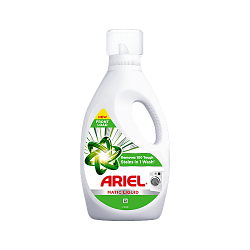 Ariel Liquid Detergent Front Load - Stain Removal In Washing Machine, 950 ml  Removes Tough Stains in 1 Wash