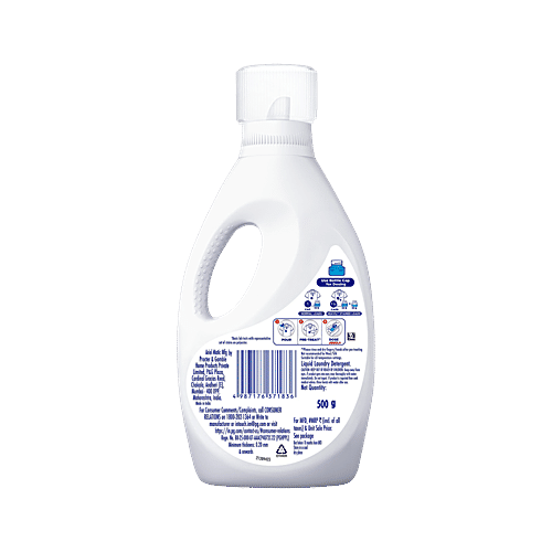 Ariel Power Gel Top Load Liquid Detergent, 500 g  Removes 100 Stains in 1 Wash