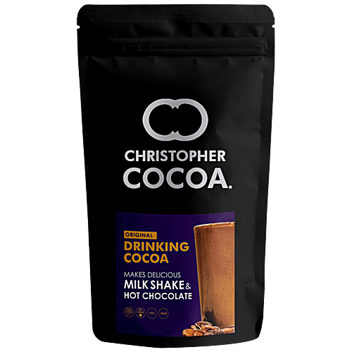 Buy Christopher Cocoa Drinking Chocolate Cocoa Powder Dark No Sugar