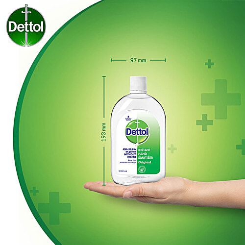 Dettol Original Germ Protection Alcohol Based Hand Sanitizer Refill, 500 ml Bottle 