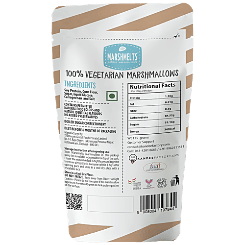 Marshmelts Veg Marshmallow - Salted Caramel, 175 g  