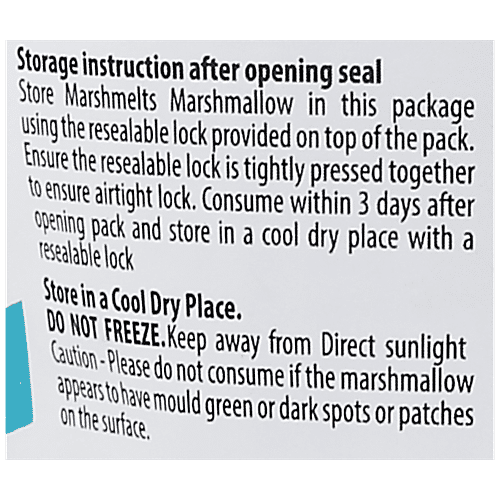 Marshmelts Veg Marshmallow - Vanilla Mist, 60 g  