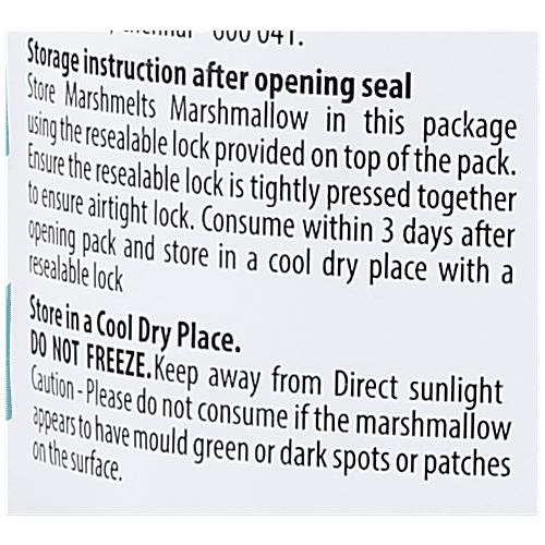 Marshmelts Veg Marshmallow - Vanilla Mist, 175 g  