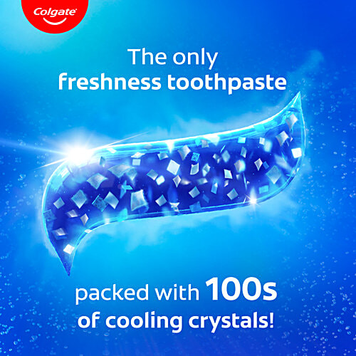 Colgate MaxFresh Toothpaste - Blue Gel With Menthol For Super Fresh Breath, Peppermint Ice, 600 g (4x150 g) 10X Longer Lasting Cooling, Blue Gel Paste with Menthol for Super Fresh Breath