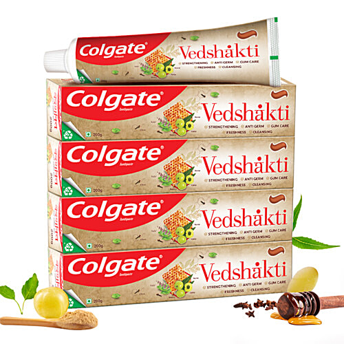 Buy Colgate Vedshakti AntiBacterial Toothpaste With Neem, Clove and