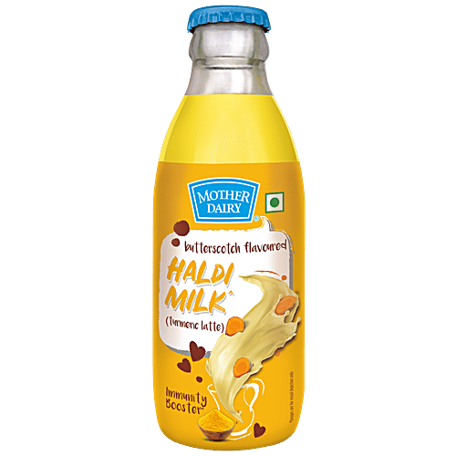 mother dairy Haldi Milk, 180 ml Bottle 