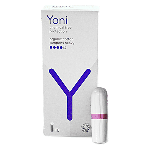 Buy Yoni Organic Cotton Tampons Heavy Online at Best Price of Rs 363