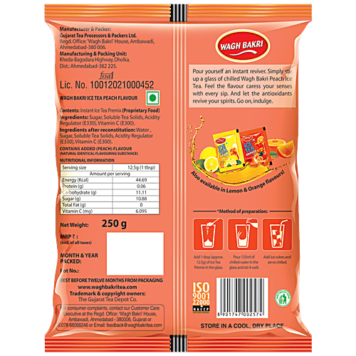 Wagh Bakri Peach Ice Tea, 250 g  