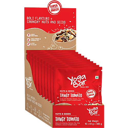 Yoga bar Nuts & Seeds Trail Mix - Tangy Tomato, 400 g (10x40 g each) 