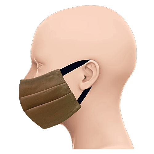 Shipra Commercial Pvt. Ltd. Face Mask - 3 Layer Woven, Reusable, 7 x 5.5 inch (Pack of 3) 