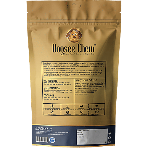 Dogsee Chew Puffy Bars, 70 g Pouch 