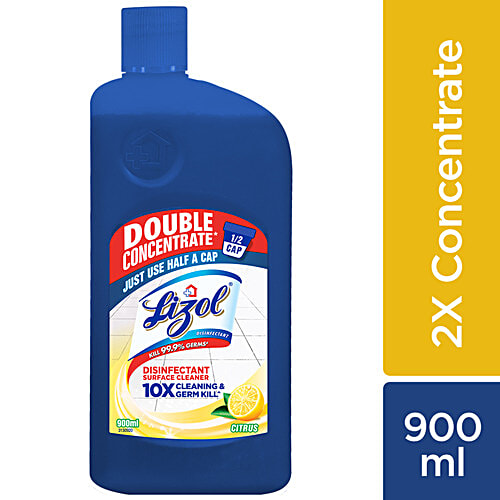 Buy Lizol Double Concentrate Disinfectant Floor Cleaner Liquid Citrus