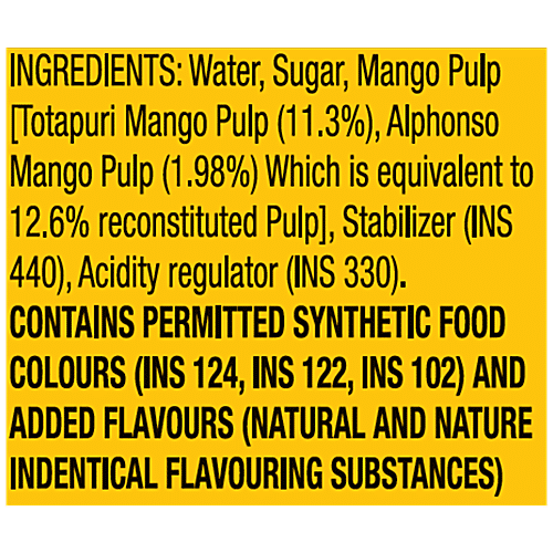 Rooh Afza Fusion Fusion Mango, 180 ml Tetra Pak 