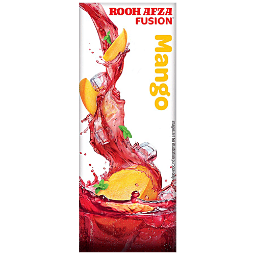 Rooh Afza Fusion Fusion Mango, 180 ml Tetra Pak 