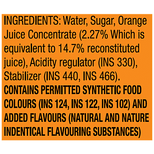 Rooh Afza Fusion Fusion Orange, 180 ml Tetra Pak 