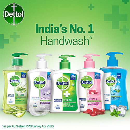 Dettol Liquid Handwash - Original Hand Wash Germ defence Formula | 10x Better Germ Protection, 250 ml Refill Pack