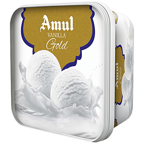 Amul Vanilla Gold Ice Cream, 1 L Tub 