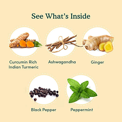 Vahdam Turmeric Ashwagandha Instant Mix, 100 g  40 Servings, Caffeine Free,  Non GMO, Gluten Free, Brew Hot/Iced Tea