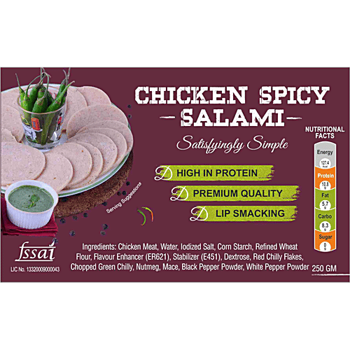 Buy Deli Chic Chicken Spicy Salami Online at Best Price of Rs 190