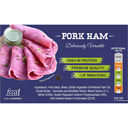 Deli Chic Pork Ham Slice, 250 g  