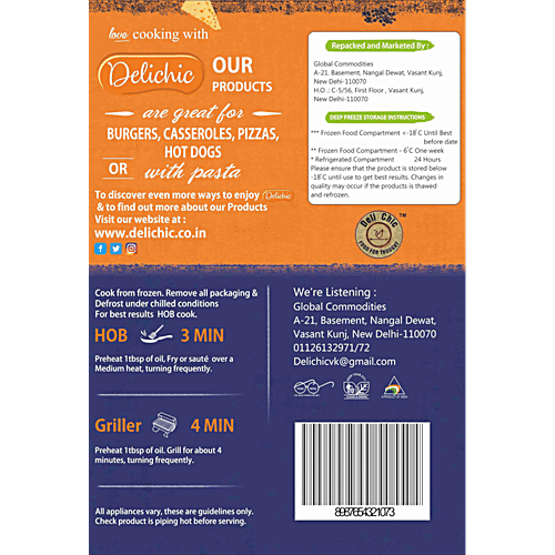 Deli Chic Pork Cocktail Sausages, 250 g High in Protein