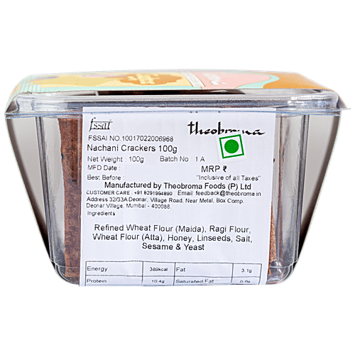 Theobroma Nachni Crackers, 100 g  
