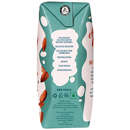 Tendo Original Almond Milk - Unsweetened, 330 ml  