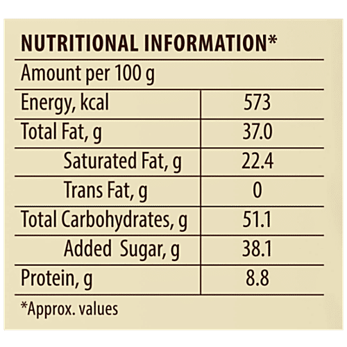 Amul White Chocolate Slab - WCH-28, 500 g  
