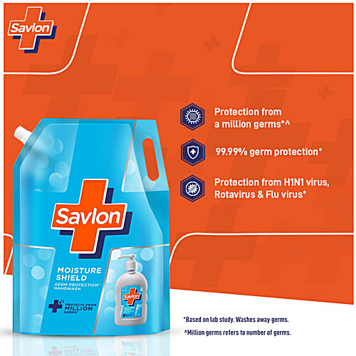 Savlon Handwash Moisture Shield, 1.5 L  