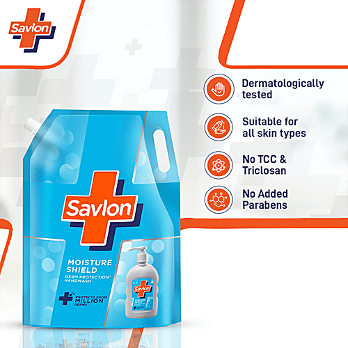 Savlon Handwash Moisture Shield, 1.5 L  