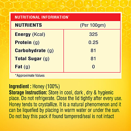 Saffola Pure Honey - Super Saver Pack, 1.5 Kg Jar 