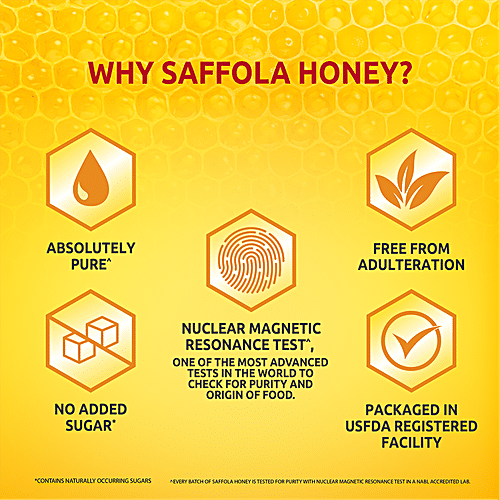Saffola Pure Honey - Super Saver Pack, 1.5 Kg Jar 