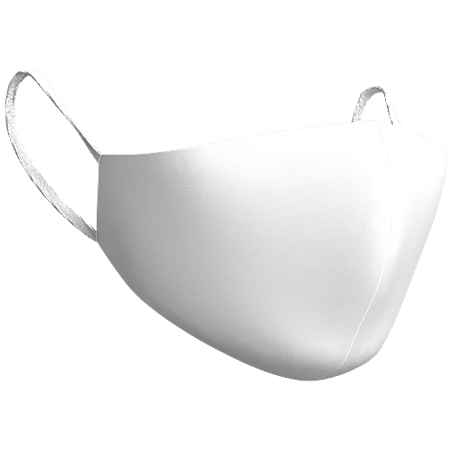 Buy Van Heusen Face Mask for Women 3 Ply, White Printed, Cotton