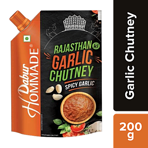 Dabur Hommade - Rajasthan Ki Garlic Chutney, 200 g  