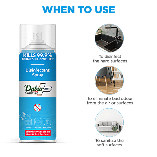 Dabur Sanitise Multisurface Disinfectant Spray, 215 ml