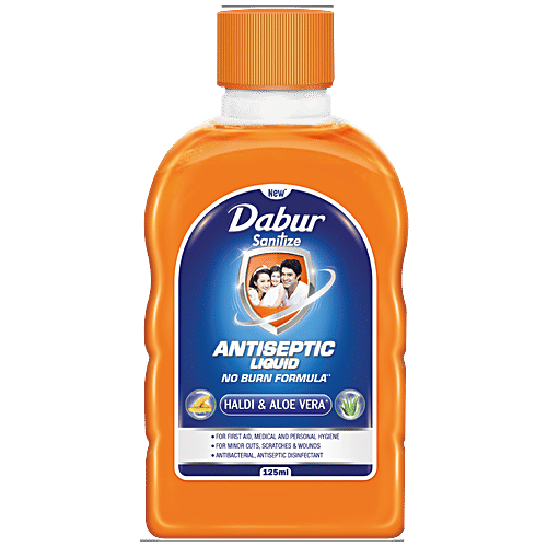 Dabur Sanitise Antiseptic Liquid, 125 ml  