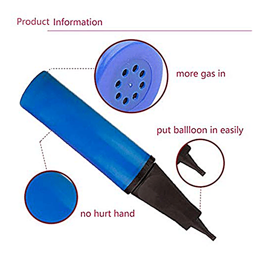 Se7en Balloon Pump, Easy To Use, For Latex & Decorative Balloons, Manual, 1 pc  