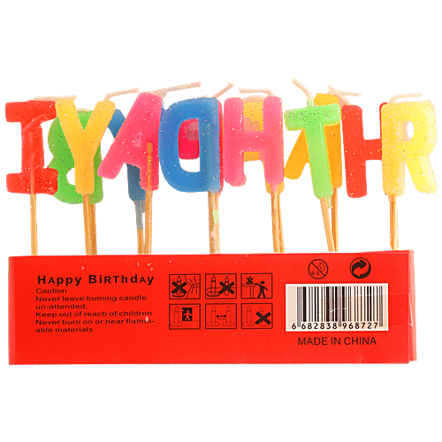 Se7en Birthday Parties Candle, 1 pc  Multicolour Candle
 Birthday Decoration