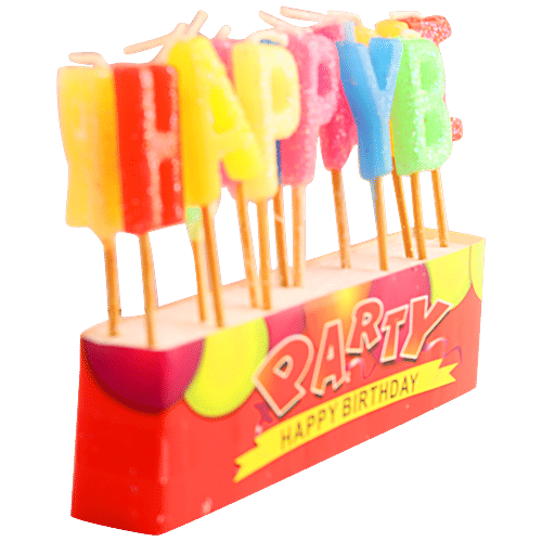 Se7en Birthday Parties Candle, 1 pc  Multicolour Candle
 Birthday Decoration