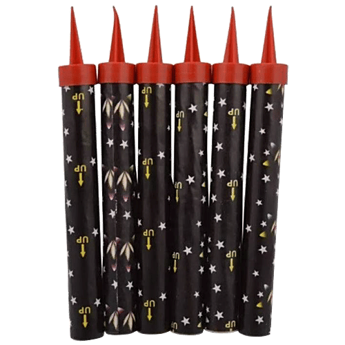 B Vishal Sparking Candle - 10 Cm, 254 x 381 mm (Pack of 6)