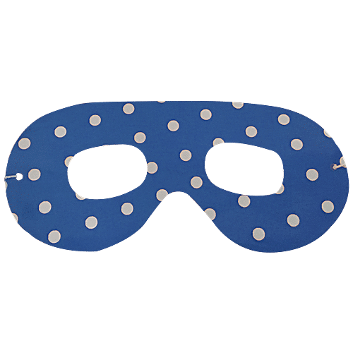 B Vishal Eye Mask - Polka Dotted, Assorted Colour, 458 x 38 mm (Pack of 10) 