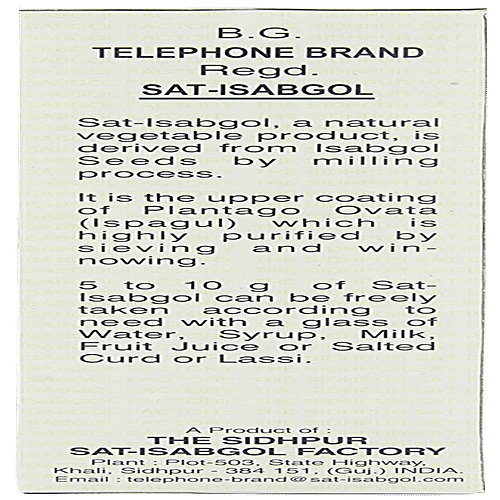 SAT-ISABGOL Psyllium Husks, 50 g  